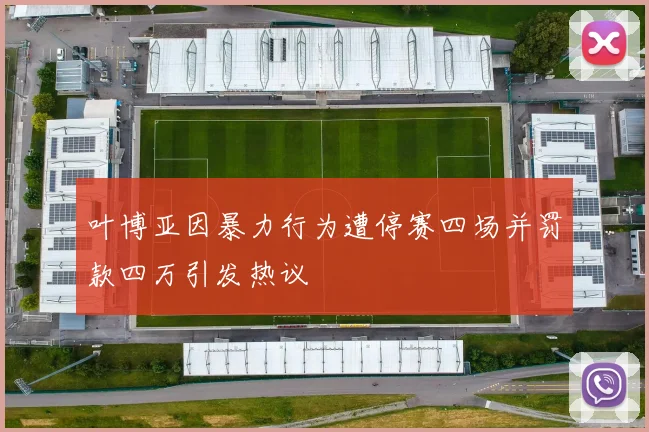 叶博亚因暴力行为遭停赛四场并罚款四万引发热议